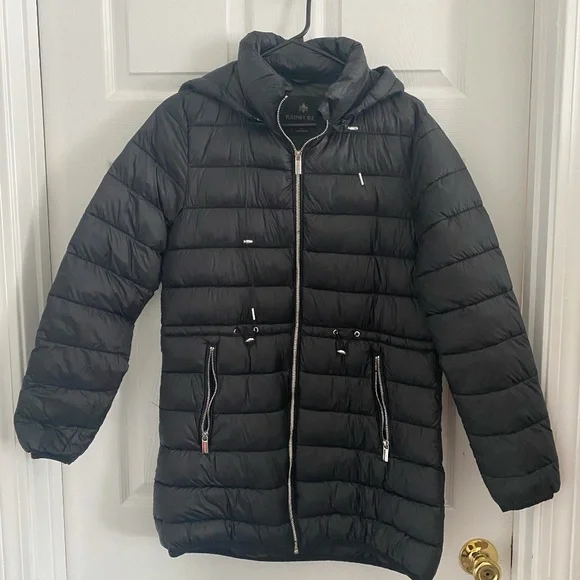 Rainforest Black Puffer Jacket
